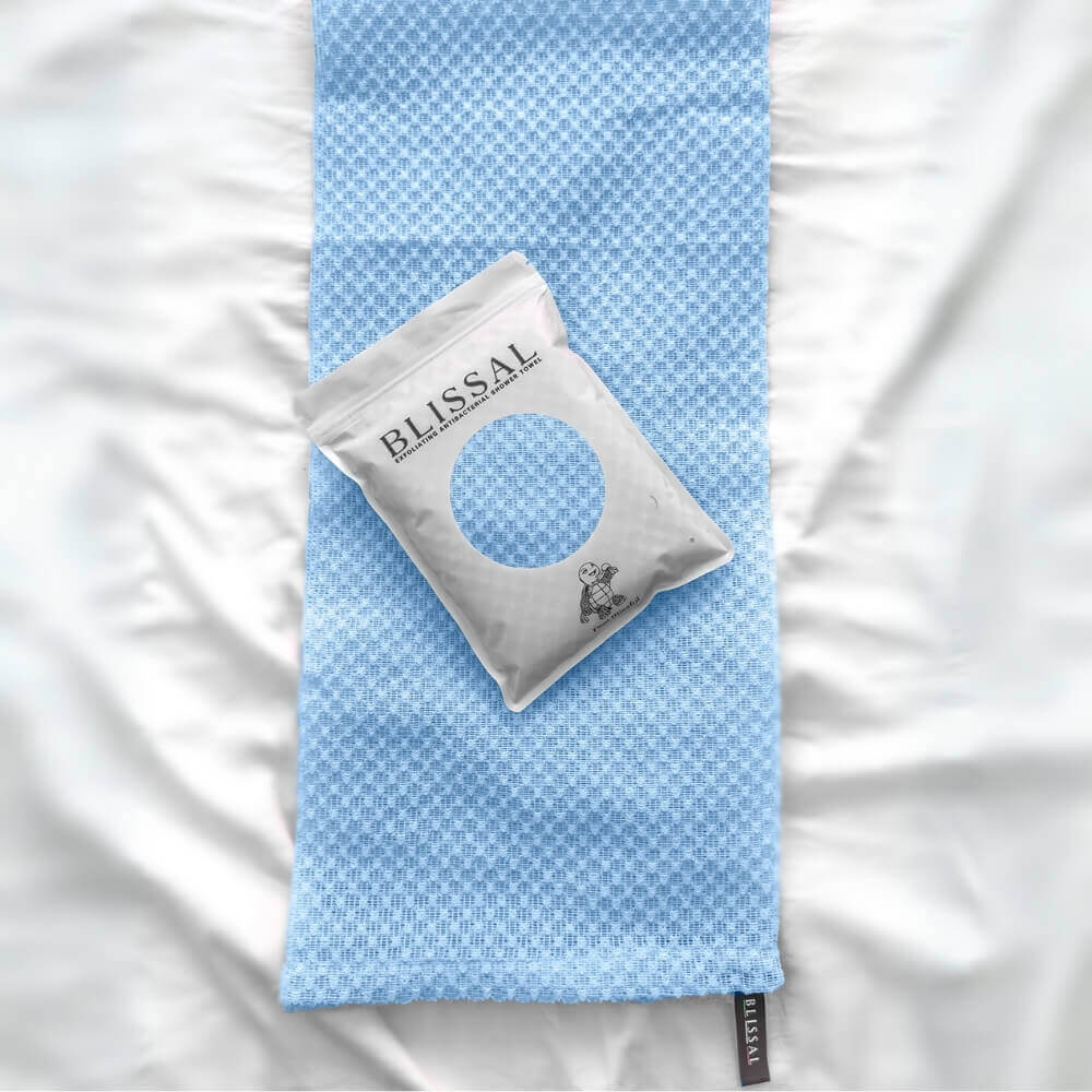 Peeling-Handtuch mit antibakterieller Wirkung